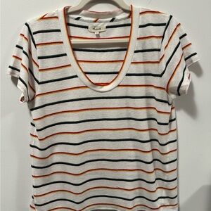 Madewell City Tee in Walcott Stripe